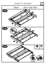 Предварительный просмотр 8 страницы Flair Furnishings Slick Triple Bunk Assembly Instructions Manual