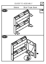 Предварительный просмотр 9 страницы Flair Furnishings Slick Triple Bunk Assembly Instructions Manual