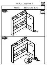 Предварительный просмотр 10 страницы Flair Furnishings Slick Triple Bunk Assembly Instructions Manual