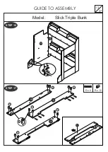 Предварительный просмотр 12 страницы Flair Furnishings Slick Triple Bunk Assembly Instructions Manual