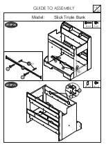 Предварительный просмотр 14 страницы Flair Furnishings Slick Triple Bunk Assembly Instructions Manual