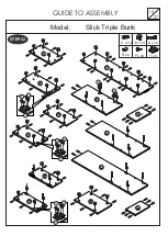 Предварительный просмотр 15 страницы Flair Furnishings Slick Triple Bunk Assembly Instructions Manual