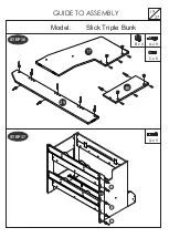 Предварительный просмотр 19 страницы Flair Furnishings Slick Triple Bunk Assembly Instructions Manual