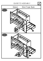 Предварительный просмотр 20 страницы Flair Furnishings Slick Triple Bunk Assembly Instructions Manual