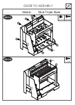 Предварительный просмотр 24 страницы Flair Furnishings Slick Triple Bunk Assembly Instructions Manual