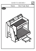 Предварительный просмотр 27 страницы Flair Furnishings Slick Triple Bunk Assembly Instructions Manual