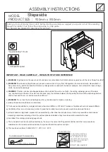 Flair Furnishings Stepaside Assembly Instructions Manual preview