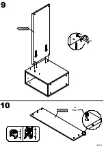 Предварительный просмотр 10 страницы Flair Furnishings TZRB212B3 Assembling Instruction