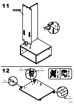 Предварительный просмотр 11 страницы Flair Furnishings TZRB212B3 Assembling Instruction