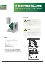 Предварительный просмотр 1 страницы flakt woods PM Installation And Maintenance Instructions Manual