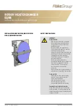 Предварительный просмотр 1 страницы FläktGroup EQRB Installation And Maintenance Instructions Manual