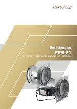 Preview for 1 page of FläktGroup ETPR-E-1 Instructions For Installation, Operation And Maintenance