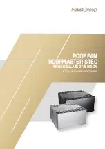 FläktGroup Roofmaster STEC 190 Installation And Maintenance Manual preview
