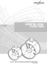 FlaktWoods AEROFOIL AXIAL FAN Safety Installation And Maintenance Instructions предпросмотр