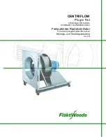 Preview for 1 page of FlaktWoods CENTRIFLOW Installation And Maintenance Manual