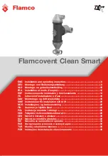 Предварительный просмотр 1 страницы flamco Flamcovent Clean Smart Installation And Operating Instuction