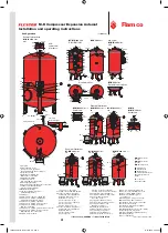 Preview for 4 page of flamco Flexcon M-K Series Installation And Operating Instructions Manual