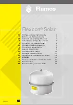 flamco Flexcon Solar Installation And Operating Instructions Manual preview