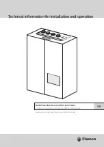 flamco Meibes A1CX Series Technical Information For Installation And Operation предпросмотр