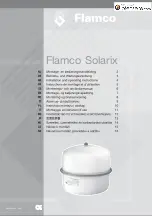 Preview for 1 page of flamco Solarix Installation And Operating Instructions Manual