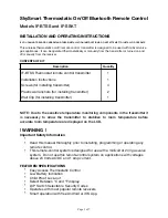 flame-tec SkySmart IF-BTSS Installation And Operating Instructions Manual preview