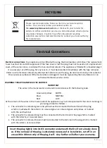 Preview for 3 page of Flamerite Fires Ador Installation, Precautions & Servicing