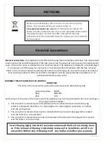 Preview for 3 page of Flamerite Fires Glazer 1000 Installation, Precautions & Servicing