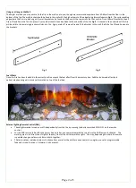 Предварительный просмотр 2 страницы Flamerite Fires Jaeger Installation Precautions