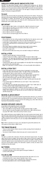 Preview for 3 page of Flamingo FA22RF User Manual