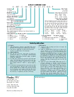 Предварительный просмотр 2 страницы Flanders Alpha-HT PB1403 Specification Sheet