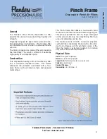 Flanders Extended Media Surface Rigid Air Filters none Specification Sheet предпросмотр