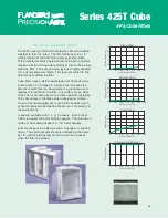 Flanders Precisionaire 425T Series Specifications предпросмотр