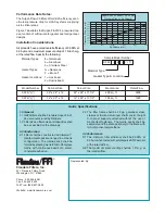 Предварительный просмотр 2 страницы Flanders Super Flow PB1410 Specification Sheet