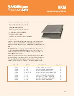 Предварительный просмотр 1 страницы Flanders Washable Metal Filters KKM Specification Sheet