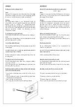 Preview for 3 page of Flandria Body Art U9 Installation, Maintenance And Operating Instruction