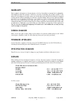 Preview for 4 page of Flann Microwave SD5902 Operation And Maintenance Manual