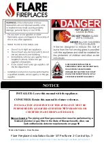 Preview for 1 page of Flare Fireplaces Flare Corner Left Installation Manual