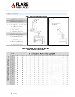 Предварительный просмотр 47 страницы Flare Fireplaces Flare Corner Right & Left 30-100" Installation Manual