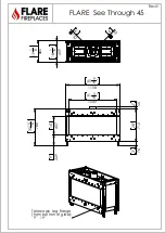 Flare Fireplaces FLARE See Through 45 Installation Instructions preview