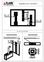 Предварительный просмотр 2 страницы Flare Fireplaces FLARE See Through 45 Installation Instructions