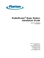 Flarion RadioRouter Installation Manual предпросмотр