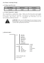 Preview for 4 page of Flash butrym F7300250 User Manual