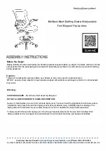 Flash Furniture BL-X-5M-D-GG Assembly Instructions Manual preview