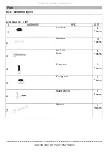 Предварительный просмотр 3 страницы Flash Furniture Deluxe Mobile Board Assemble Instructions