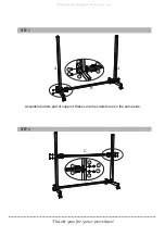 Предварительный просмотр 4 страницы Flash Furniture Deluxe Mobile Board Assemble Instructions