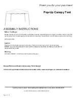 Предварительный просмотр 1 страницы Flash Furniture GZ1010PKG-BL-GG Assembly Instructions