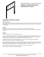 Предварительный просмотр 1 страницы Flash Furniture HGHB1725FBKGG Assembly Instructions