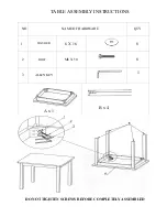 Предварительный просмотр 3 страницы Flash Furniture TW-WTCS-1001-NAT-GG Assembly Instructions