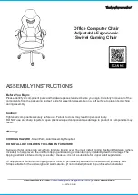 Предварительный просмотр 1 страницы Flash Furniture UL-A074-RD-GG Assembly Instructions