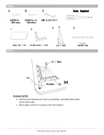 Предварительный просмотр 2 страницы Flash Furniture XU-GRP-16CH-A3060CON-60-OAK-T-A-CAS-GG Assembly Instructions